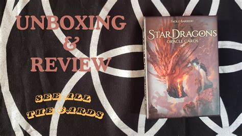 Star Dragons Oracle Cards By Paolo Barbieri Unboxing Review Flip