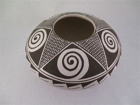 Hopi Pottery Bowl By Amber Naha Native American Pottery