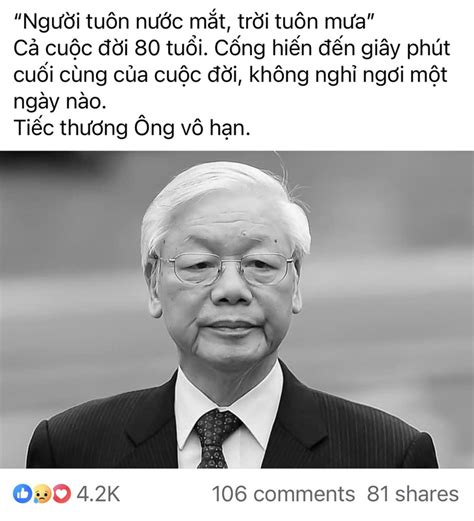 Cộng đồng mạng trích dẫn những câu nói nổi tiếng của Tổng bí thư Nguyễn