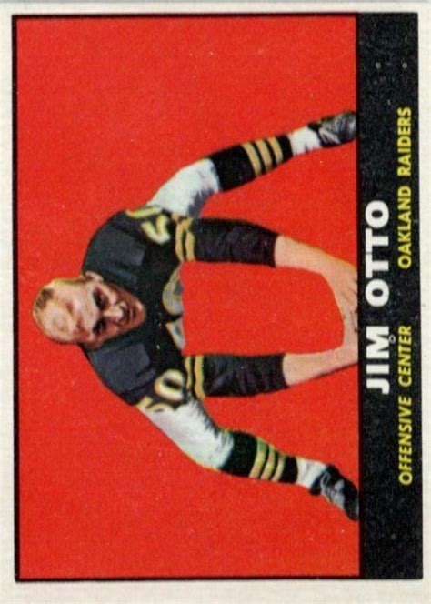 Jim Otto 1961 Topps 182 Base Price Guide Sports Card Investor