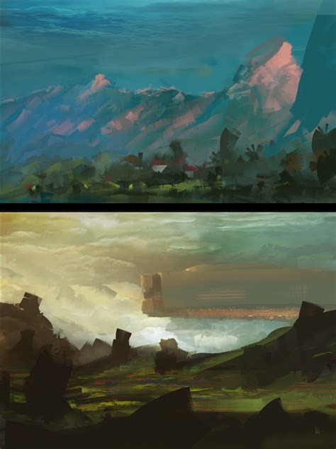 Environment Sketches by ScottPellico on DeviantArt