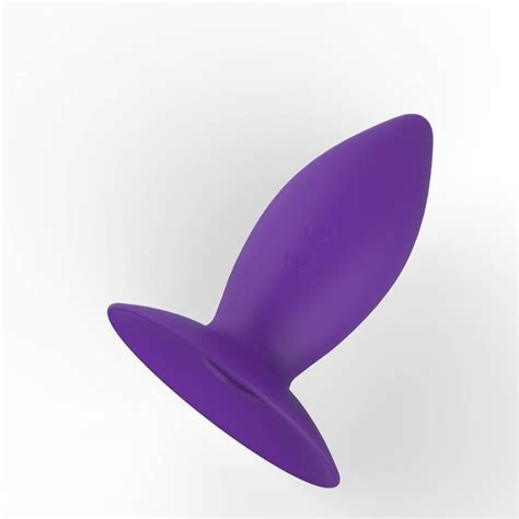 Plug Anal Ventosa Vibro E Controle Remoto X Cm