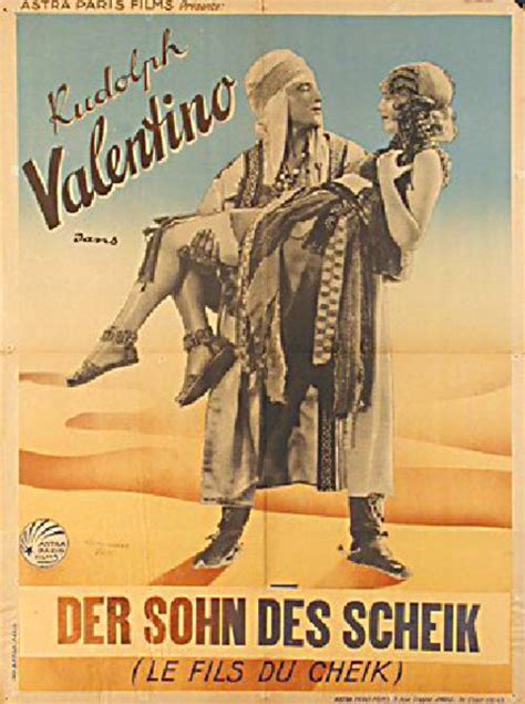 SON OF THE SHEIK Original R1930s French Moyenne Movie Poster