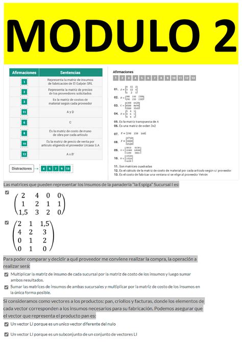 TP API 2 Herramientas Matemáticas I Álgebra MODULO Studocu