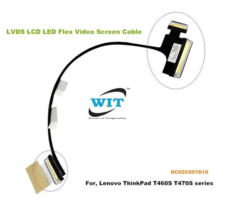 LVDS LCD LED Flex Video Screen Cable For Lenovo ThinkPad T460S Type