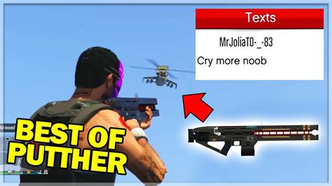 Best Of RAILGUN Trolling Angry Griefers On GTA Online YouTube