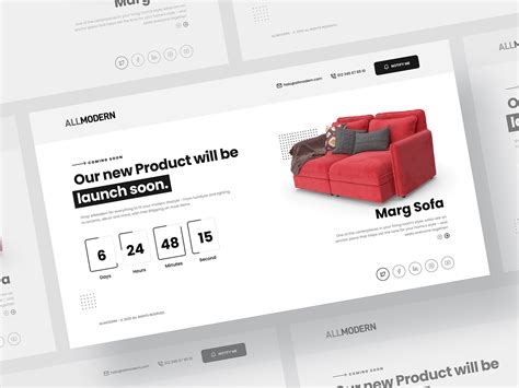 Web Design UI Kit Product Page - Coming Soon Product on Behance