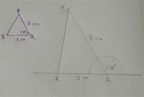 A Using A Ruler A Pencil And A Pair Of Compasses Construct The