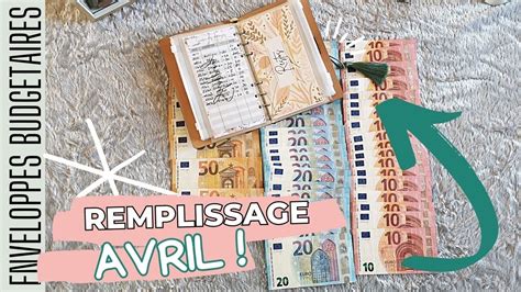 Remplissage Enveloppes Mois D Avril Budget Syst Me Des