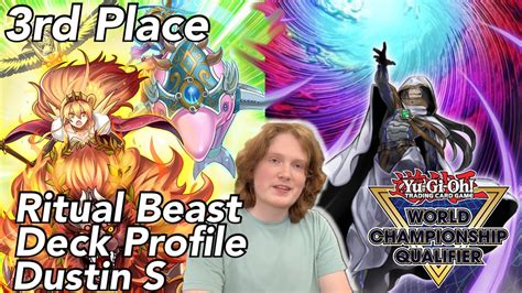 YU GI OH 3RD PLACE UTAH REGIONAL RITUAL BEAST DECK PROFILE DUSTIN S