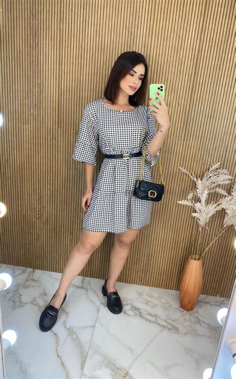 Vestido Curto Sem Bojo Manga Fernanda Ramos Store