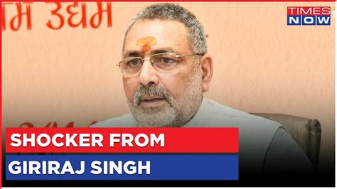 Giriraj Singh S Thumka Remark On Mamata Sparks Outrage Shashi Panja