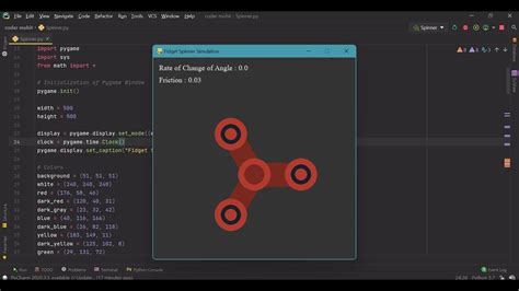 How To Create Fidget Spinner Using Python Youtube