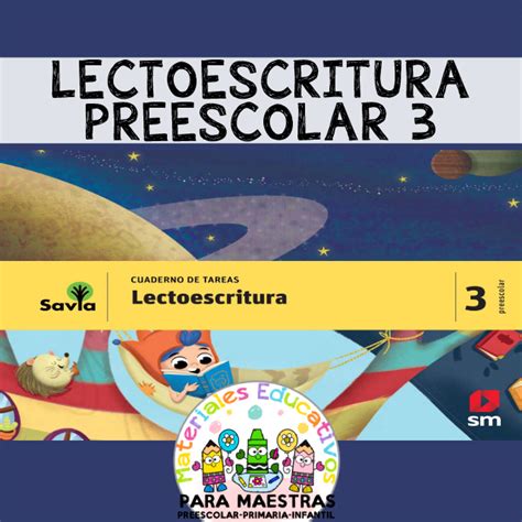 Cuaderno Lectoescritura Preescolar Materiales Educativos Para Maestras