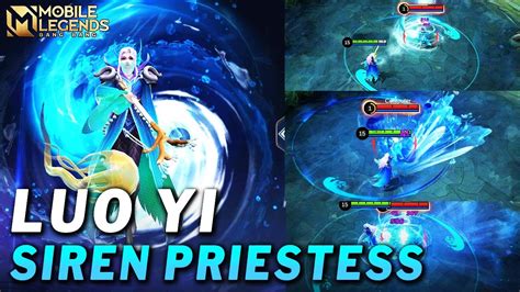 Luo Yi Siren Priestess Gameplay Mobile Legends Youtube