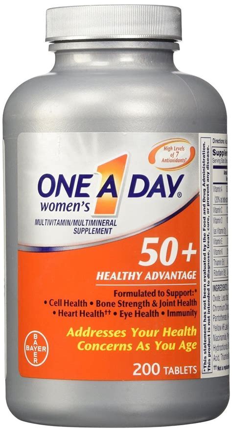 Usa Angel One A Day Womens 50 Plus Healthy Advantage 200 Tablets