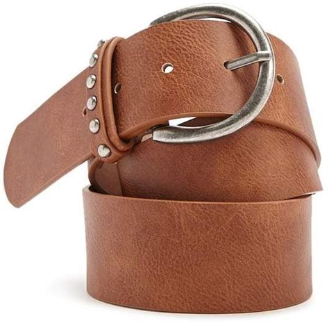 Forever Faux Leather Wide Hip Belt Leather Faux Leather Belt