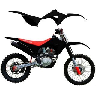 KIT PLASTICO CARENAGEM EVO CRF 250F BIKER PRETO Shopee Brasil