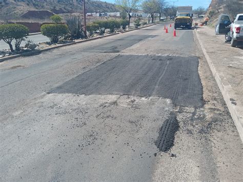 CONTINÚA LA CAMPAÑA DE BACHEO CON ASFALTO EN FRÍO Gobierno Municipal