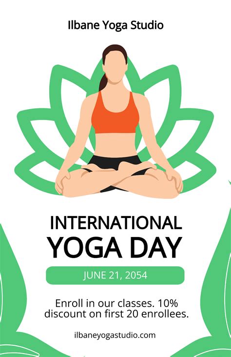 Free Office International Yoga Day Poster Template Edit Online