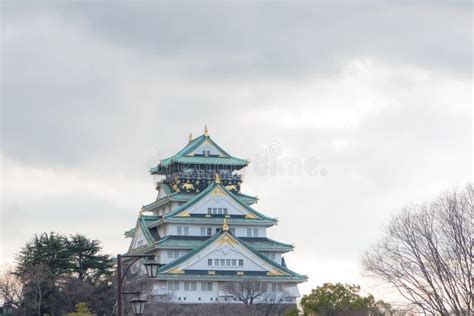 The Beautiful Osaka Castle in Winter of Osaka,japan Stock Photo - Image of architecture, nature ...