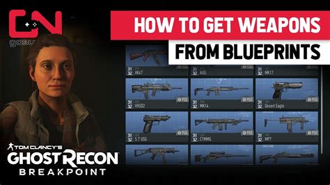 Ghost Recon Breakpoint How To Get Craft Weapons From Blueprints