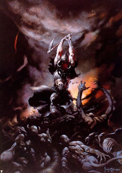 Frankfrazettadeathdealerii Frank Frazetta Fantasy Art Fantasy Artist