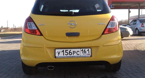 Пробуем жидкую резину на кузове и наклеечка — Opel Corsa D, 1 л, 2007 ...