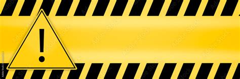 Exclamation Mark In Triangle Frame Attention Caution