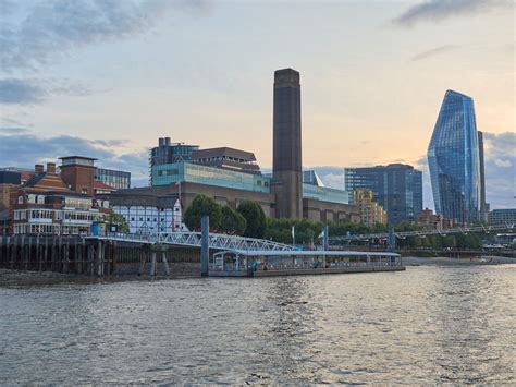 Bankside Power Station Tate Modern From A Boat Upon The Flickr