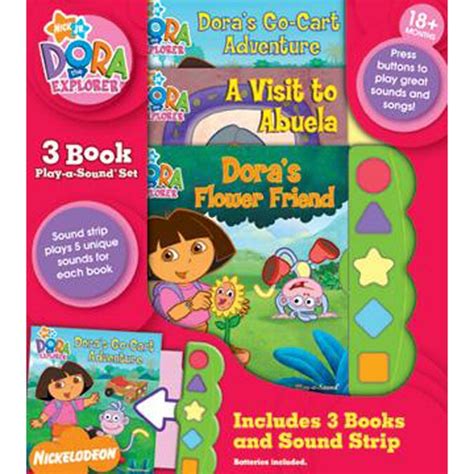 Dora the Explorer 3 Book Play a Sound Set in the Books department at Lowes.com