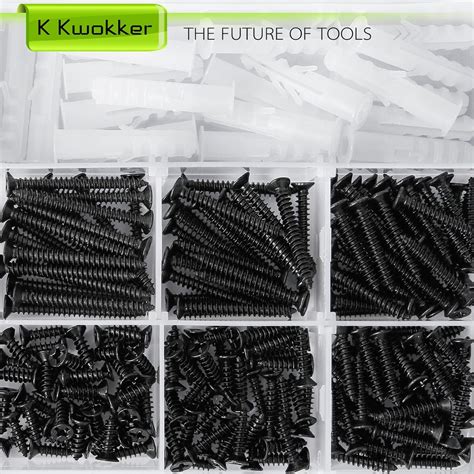 K Kwokker Tornillos Autorroscantes M3 Kit Surtido De Tornillos Para