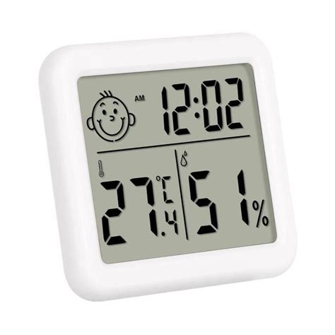 Thermomètre Hygromètre Interieur Lcd Digital Thermometre Hygrometre