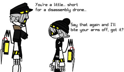 What If Uzi Met N As A Disassembly Drone R Murderdrones