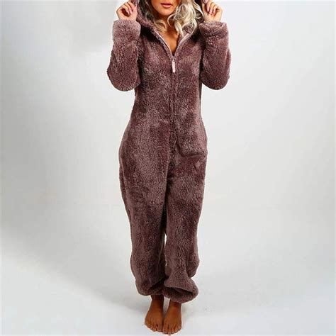 Onesie Women S Cuddly Large Size Jumpsuit Women S Cosy Warm Winter Full