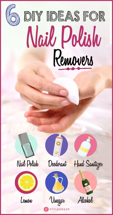 6 Best DIY Homemade Nail Polish Remover Recipes Homemade Nail Polish