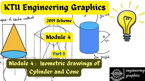 Ktu Engineering Graphics Module Part Isometric Drawings Of