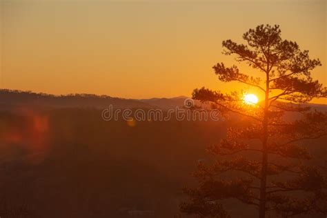 Blue Ridge Mountain at Sunrise Stock Image - Image of nature, glorious ...