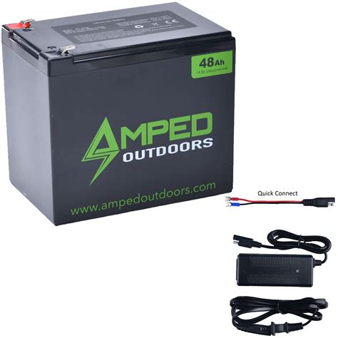 Amped Outdoors Lifepo4 Lithium Batteries Battery Wcharger