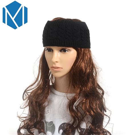 Wide Knitting Woolen Turban Headbands For Women Winter Warm Ear Crochet