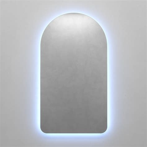 Зеркало арка с холодной подсветкой "arkelo nf led s" (Genglass) серый ...