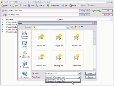 Screen Shot Batch Chm To Pdf Converter Chm To Pdf Document Batch