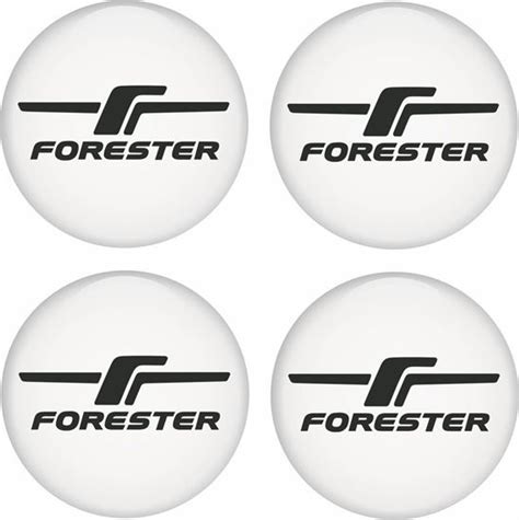 Zen Graphics Subaru Forester Wheel Centre Gel Badges