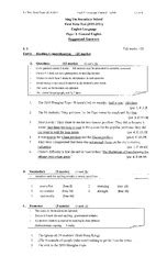 Gcse Spanish Paper Reading Specimen Mark Scheme Pdf Specimen