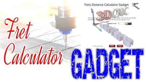 Gadget Guitar Fret Calculator For Aspire And Vcarve Youtube