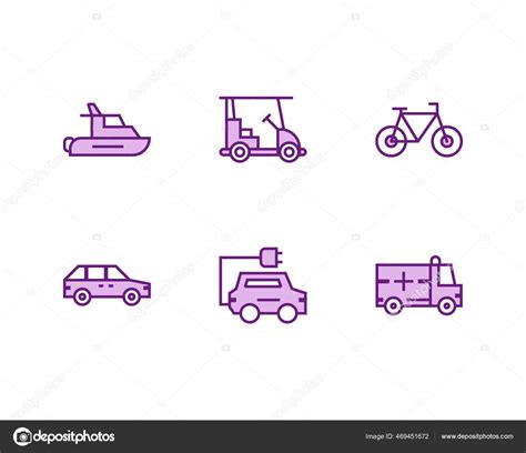 Transportation Set Vector Illustration Stock Vector by ©berkahicon ...