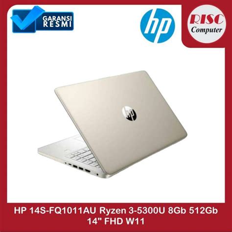 Jual Hp Laptop S Fq Au Ryzen U Gb Gb Fhd W Gold Di