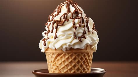 Premium AI Image | waffle cone