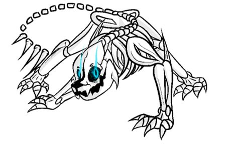 Gaster Blaster Coloring Page Coloring Pages