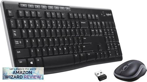 Logitech Mk270 Wireless Keyboard And Mouse Combo For Windows 24 Ghz Wireless Review Youtube